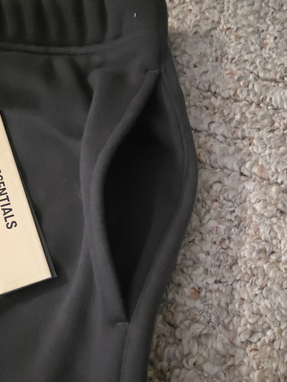 NIB Fear of God Black '1977' Men's Jogger Sweatpants - Picture 7 of 9